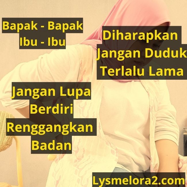 Terlalu Lama Duduk Menyebabkan Sakit Pinggang