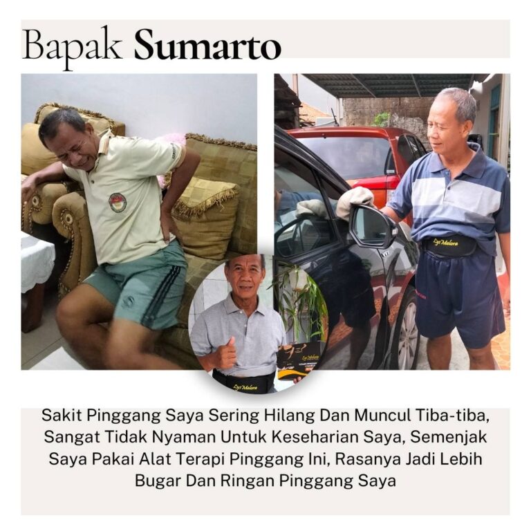 Testimoni Bapak Sumarto setelah menggunakan korset terapi pinggang Lysmelora