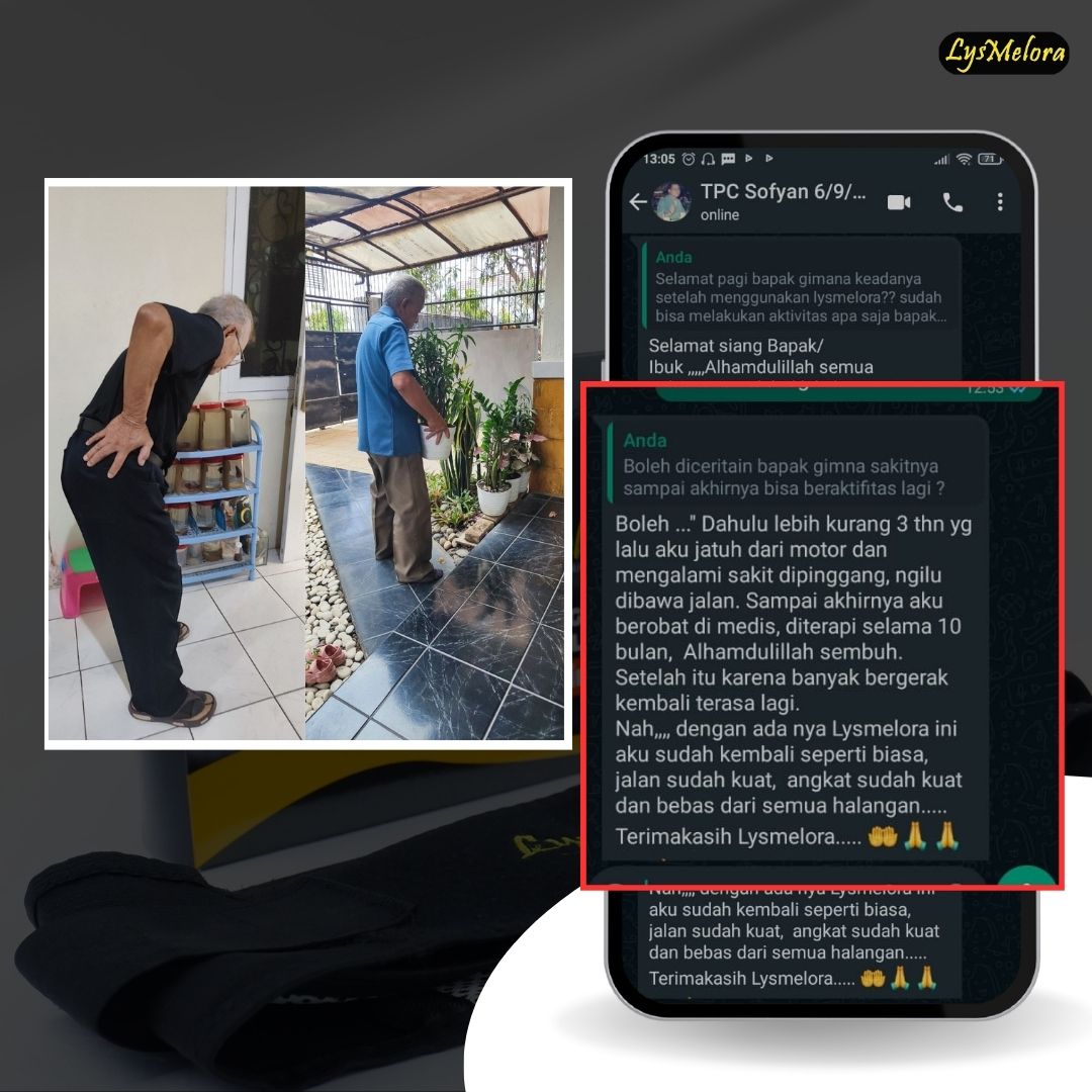Dokumentasi testimoni pelanggan mengenai pengalaman menggunakan Lysmelora