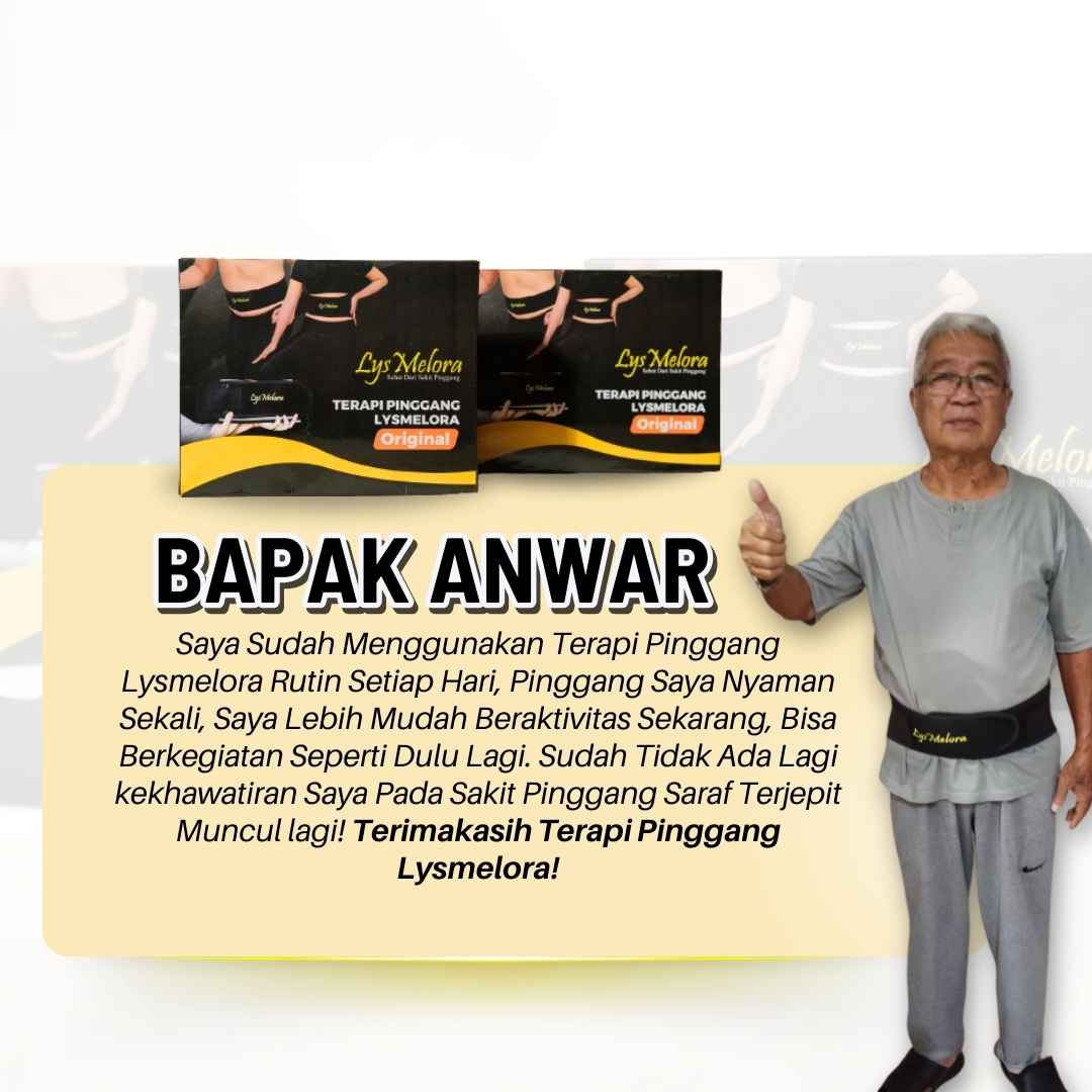 Dokumentasi testimoni Bapak Anwar pengguna Lysmelora
