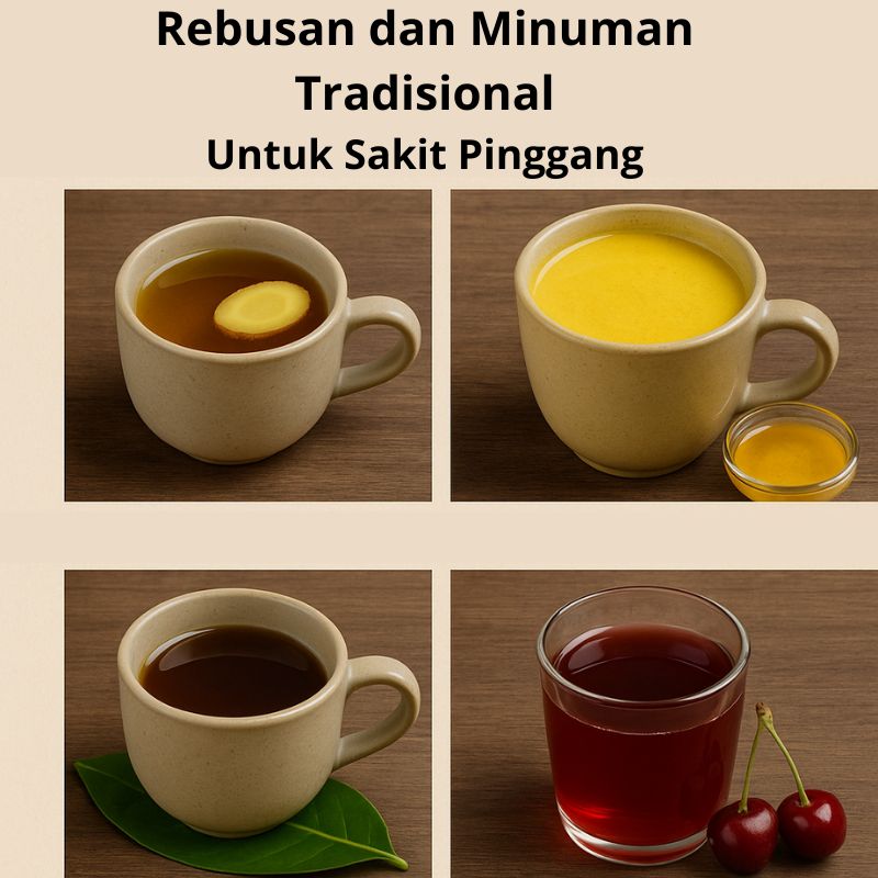 Rebusan dan Minuman Tradisional Untuk Sakit Pinggang