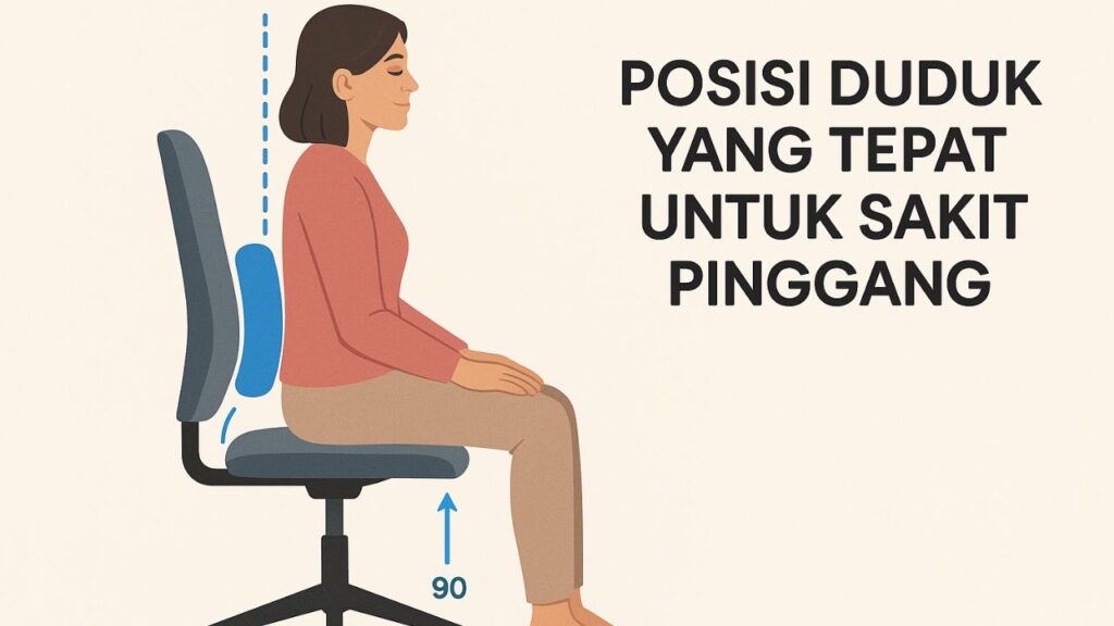 Postur Duduk & Kursi Kerja untuk Nyeri Pinggang Panduan Ergonomi 20-8-2