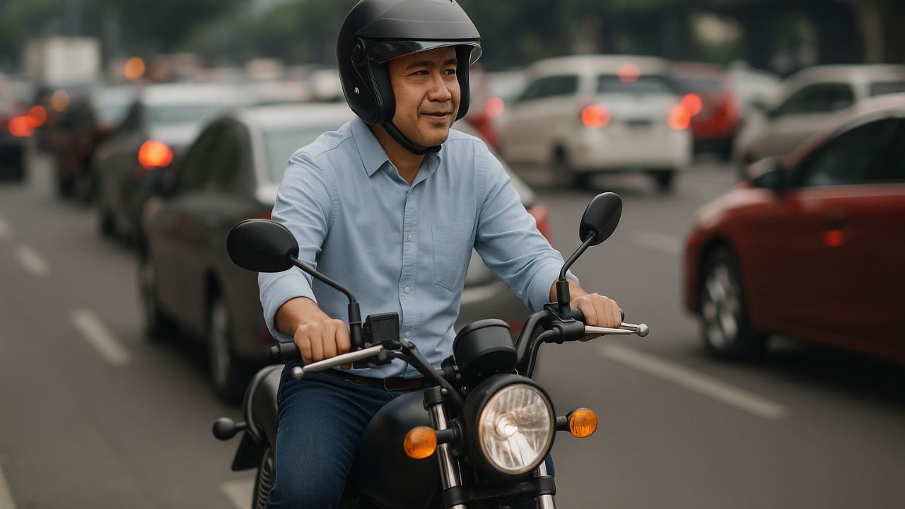 Tips Membawa Motor Agar Nyaman di Pinggang