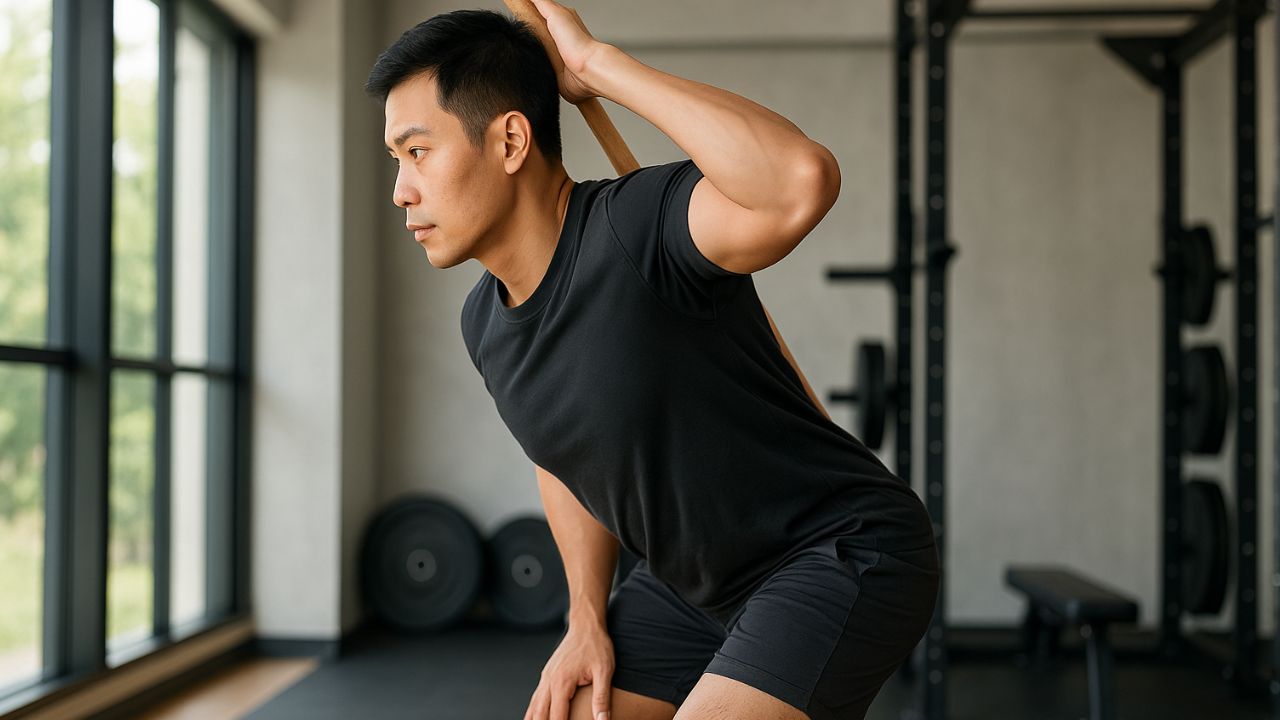 hip hinge drill pemanasan olahraga