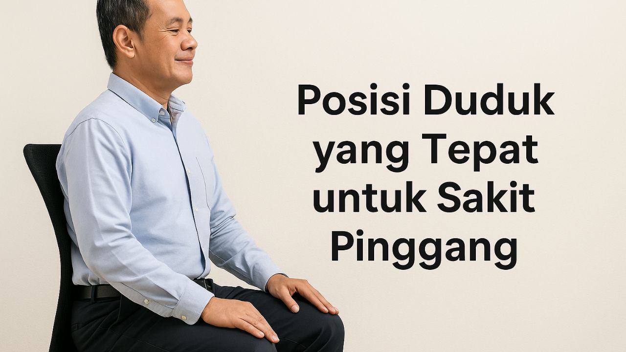posisi duduk yang tepat untuk nyeri pinggang
