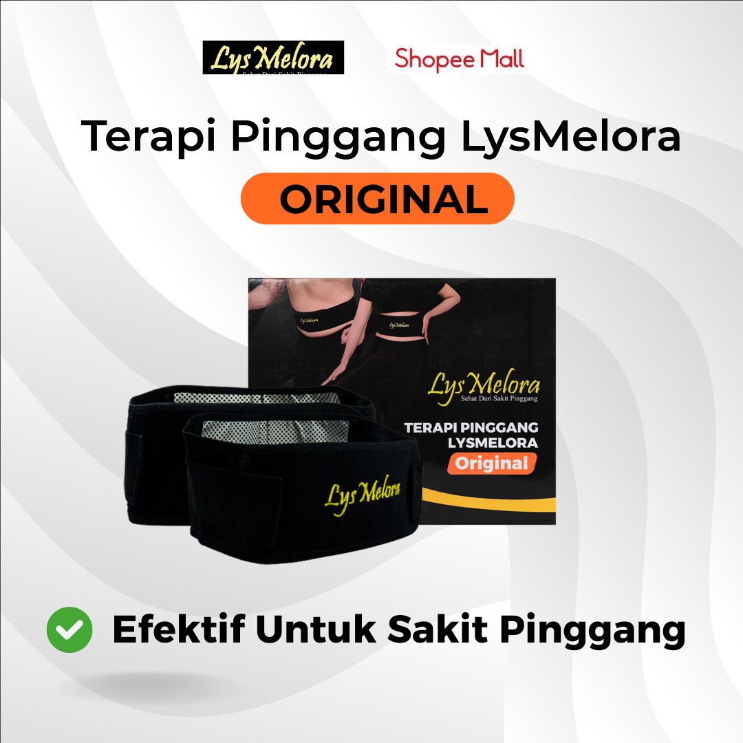 Korset Pinggang untuk Duduk Lama Lysmelora tampilan depan